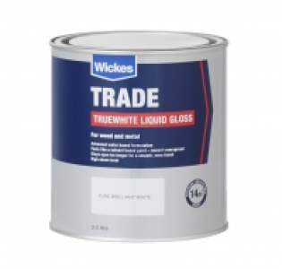 Wickes Truewhite Liquid Gloss Paint - Pure Brilliant White 2 £19.99