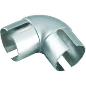 Wickes Brushed Nickel Handrail 90 Degree Elbow £6.79