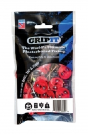 GripIt 16mm Plasterboard Fixing 5 x 30mm Pack of 25 &pound;14.99