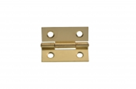 Wickes Butt Hinge Brass Plated 38mm 2 Pack