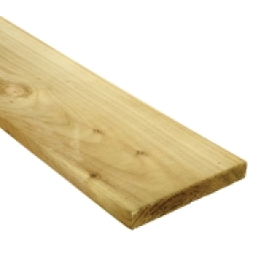 Wickes Treated Timber Gravel Board 19mm x 150mm x 2.4m