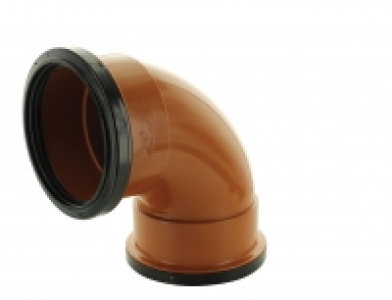 Wickes 110mm Terracotta Drain 87.5 Deg Double Socket Bend £7.99