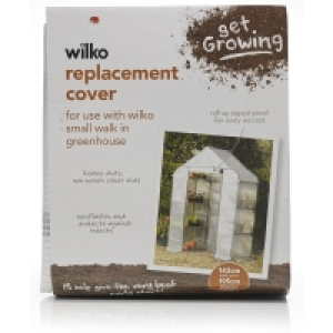 Wilko  Wilko Walk in Apex Greenhouse Replacement Cover Small
