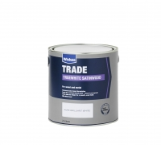 Wickes Truewhite Satin Paint - Pure Brilliant White 2.5L £19.99