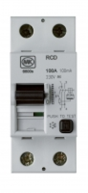 MK RCD Dp Two Module 100A 100mA Trip £52.99