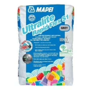 Mapei Ultralite Rapid Flex S1 Tile Adhesive Grey 15kg £29.99