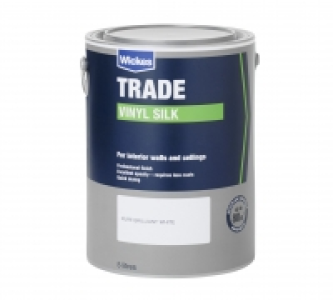 Wickes Trade Vinyl Silk Emulsion Paint Pure Brilliant White  £31.99