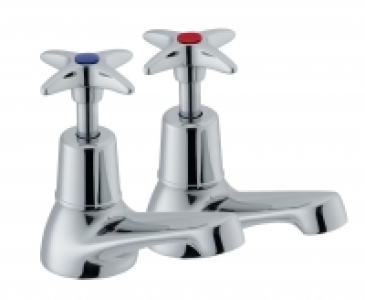 Wickes Trade Plus Basin Taps Chrome £19.99