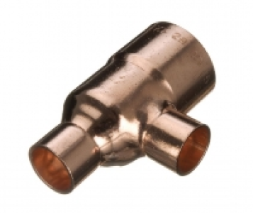 Wickes End Feed Reducing Tee 22 x 15 x 15mm £2.69