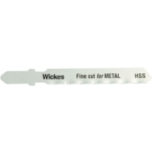 Wickes Universal Fine Cut Jigsaw Blade for Metal Pack 5