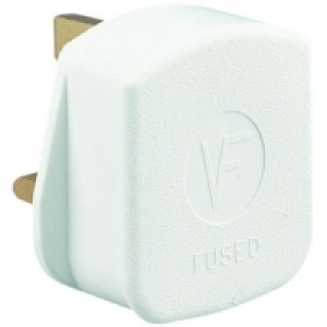 Wickes 13AMP White Rubber Plug