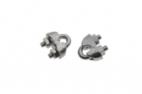 Wickes Bright Zinc Plated Wire Rope Clamp 3mm Pack 2 £1.99