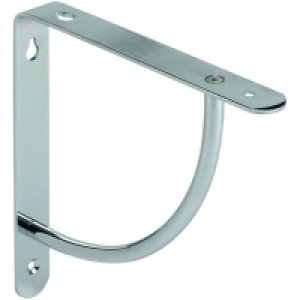 Wickes Decorative Bracket Chrome Finish 180x180mm £7.49