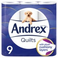 Ocado  Andrex Quilts Cushioned Softness Toilet Tissue