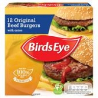Ocado  Birds Eye 12 Original Beef Burgers Frozen