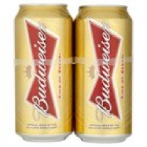 Budweiser Cans £4.49