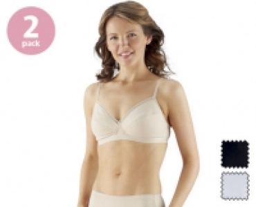 Cotton Crossover Bra