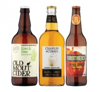 Budgens  Old Mount Kiwi & Lime, C&c Somerset Reserve, Brothers Toffee