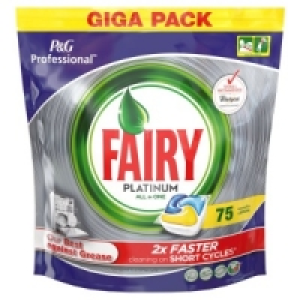 Fairy Professional Dishwasher Capsules Platinum Lemon 75 Cap &pound;16.79