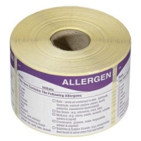 Makro Unassigned Allergen Shelf Life Label