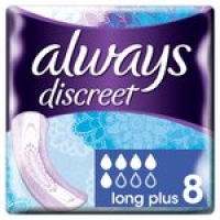 Morrisons  Always Discreet Long + Incontinence Pad