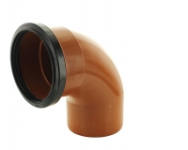 Wickes 110mm Terracotta Drain 87.5 Deg Single Socket Bend £5.99
