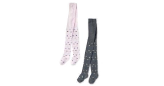 Pink/Grey Infants Heart Tights £2.49