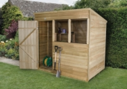 Wickes Overlap Pressure Treated Pent Shed 7x5 £296.99
