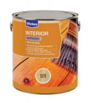 Wickes Professional Interior Varnish Clear Satin 2.5L £29.99