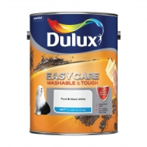 Dulux Easycare Matt Paint Pure Brilliant White 5L £31.49