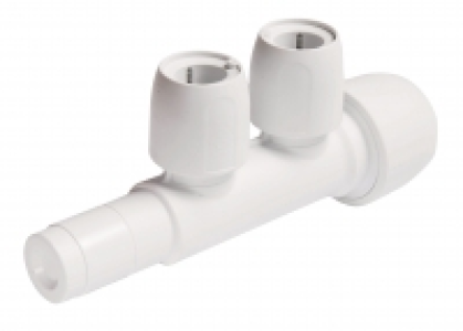 Hep2O 2 Port Manifold 22x15mm Clsd Spgt