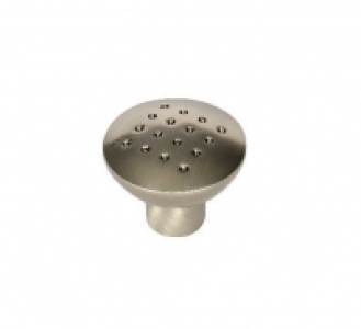 Wickes Dimple Knobs Brushed Nickel Finish 32mm 6 Pack £12.59