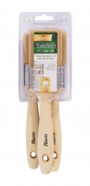 Harris Timbercare Woodstain and Varnish Brush 3 Pack