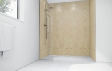 Wickes Champagne Gloss Laminate Panel 2400x900mm SQ £225.00
