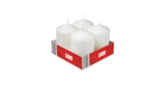 Pillar Candles 4 Pack £4.99