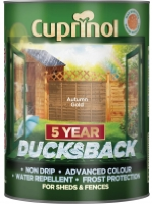 Cuprinol 5 Year Ducksback Autumn Gold 5L £14.99