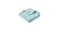 Aldi  Baby Fleece Blanket Turquoise Circle