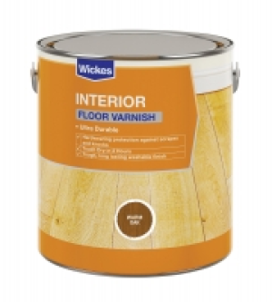 Wickes Floor Varnish Warm Oak Satin 2.5L