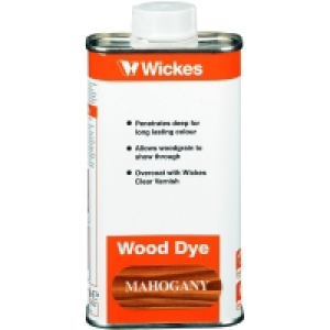 Wickes Wood Dye Mahogany 250ml