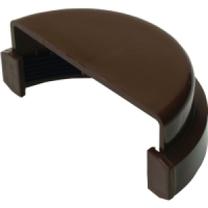 Wickes Brown Miniline Gutter External Stopend