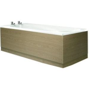 Wickes Bath End Panel Light Oak Effect 700mm £29.99