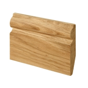 Wickes Dual Purpose Chamfered/Torus Oak Skirting 19 x 95 x 2 £46.19