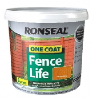 Ronseal One Coat Fencelife Harvest Gold 5L