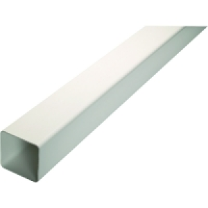 Wickes White Squareline Downpipe Length 2500mm