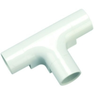 Wickes Trunking Inspection Tee White 20mm