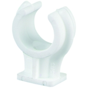 Wickes Plastic Pipe Clips 15mm (Pack of 5) &pound;0.29