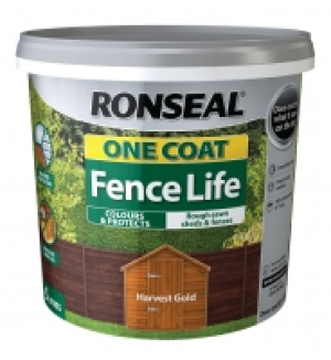 Ronseal One Coat Fence Life Dark Oak 9L &pound;12.99