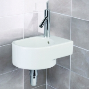 Wickes Wall Mounted Corner Basin 400mm