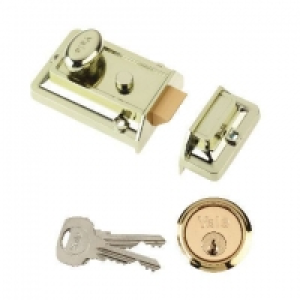 Yale P-77-BLX-PB-60 Traditional Nightlatch Brass &pound;31.00