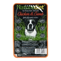 Wilko  Naturediet Dog Food Chicken and Lamb with Vegetables and Ric